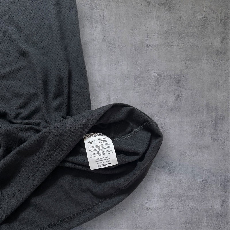 Mizuno Training Hoodie Men Large Black Long Sleeve Baseball Performance New gallery