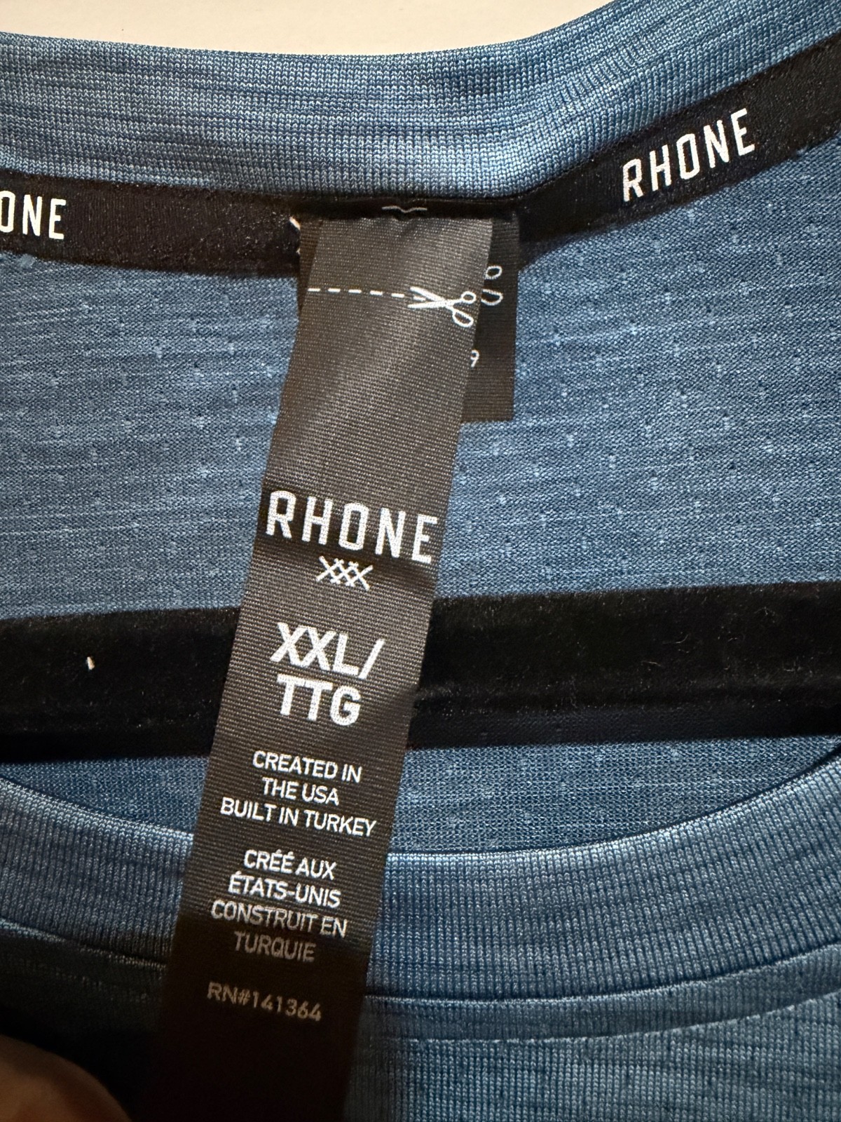 Rhone x Addison Bay Reign Active Performance Shirt Short Sleeve Men XXL 2XL NEW gallery