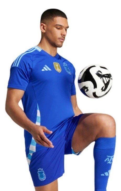 adidas Argentina 24 Men's Away Soccer Jersey Blue IP8413-210 NEW Size Small gallery