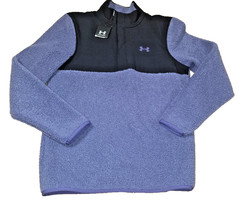 Under Armour Sherpa Sweater Fleece Pullover Golf Purple Men’s SMALL NWT