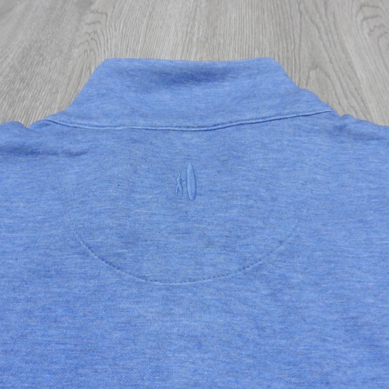 Johnnie-O Men's Small Sully Golf 1/4 Zip Pullover Laguna Blue LS gallery