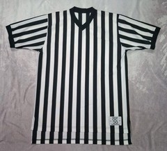 Officials Choice Referee Shirt Size Large Adult Size Stripe Jersey for Sports