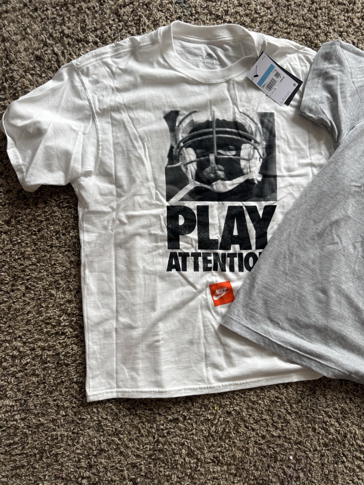 Two T-shirts Nike Dri Fit Size Medium and New Balance Size Large gallery
