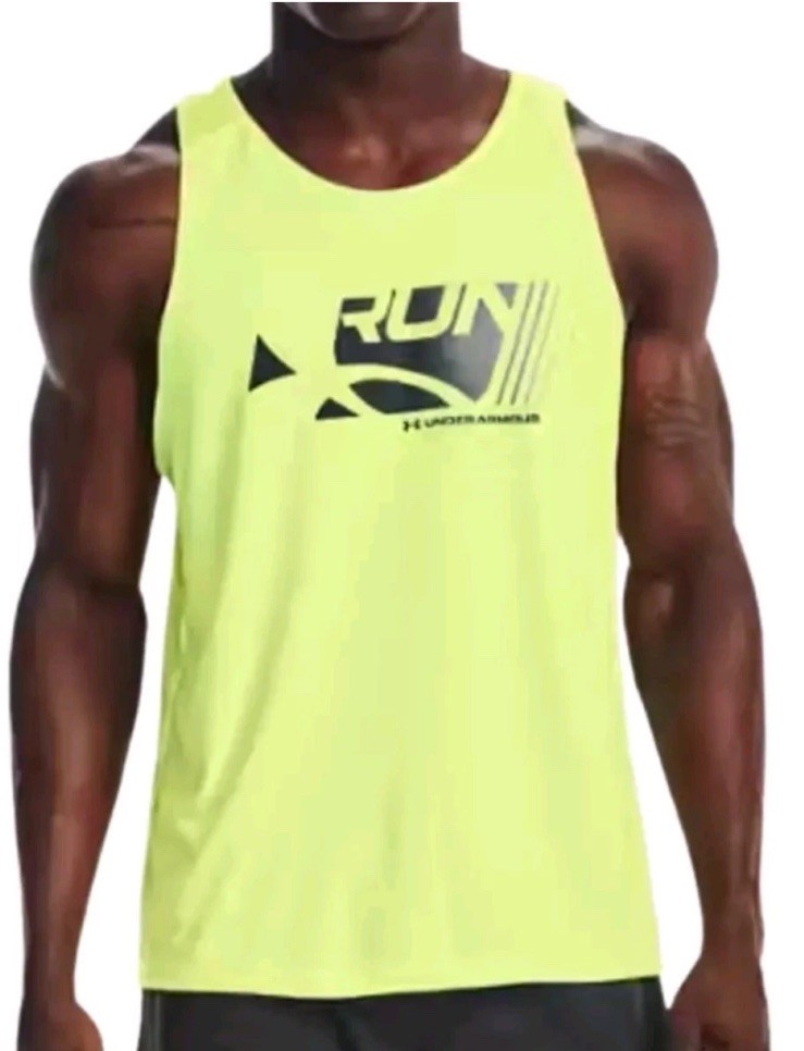 Under Armour Fitted CoolSwitch Run Singlet/Tank, Men’s Large- NWT gallery