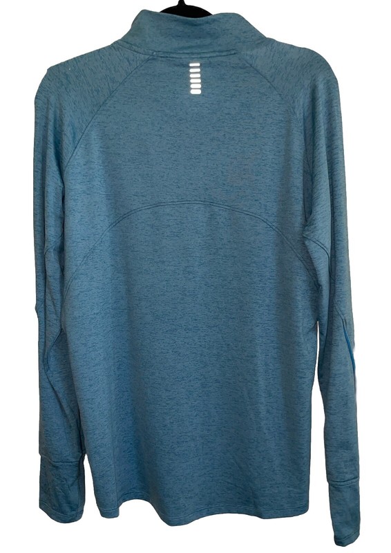 UNDER ARMOUR Mens Qualifier Run Half Zip Long Sleeve Teal 2-toned Top Sz L NWT gallery