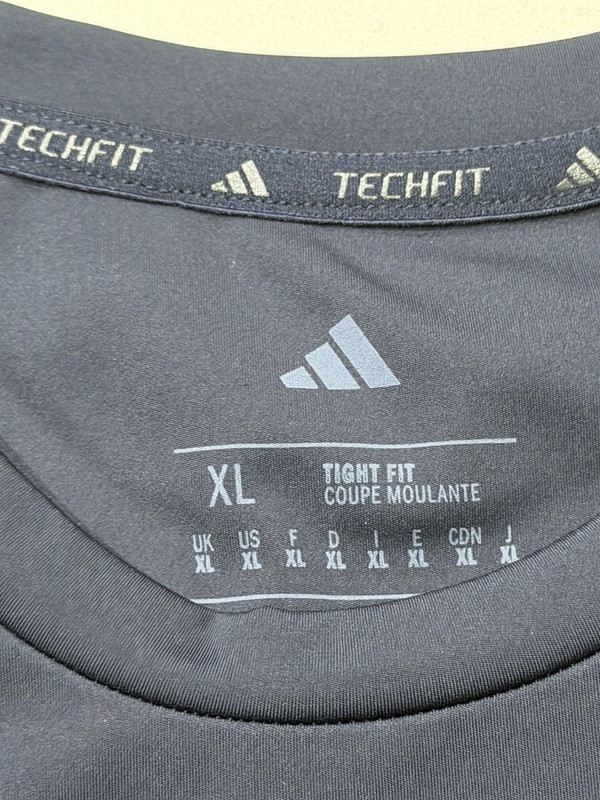 Adidas Techfit Control Tee Short Sleeve Training Shirt Mens XL JH3650 gallery