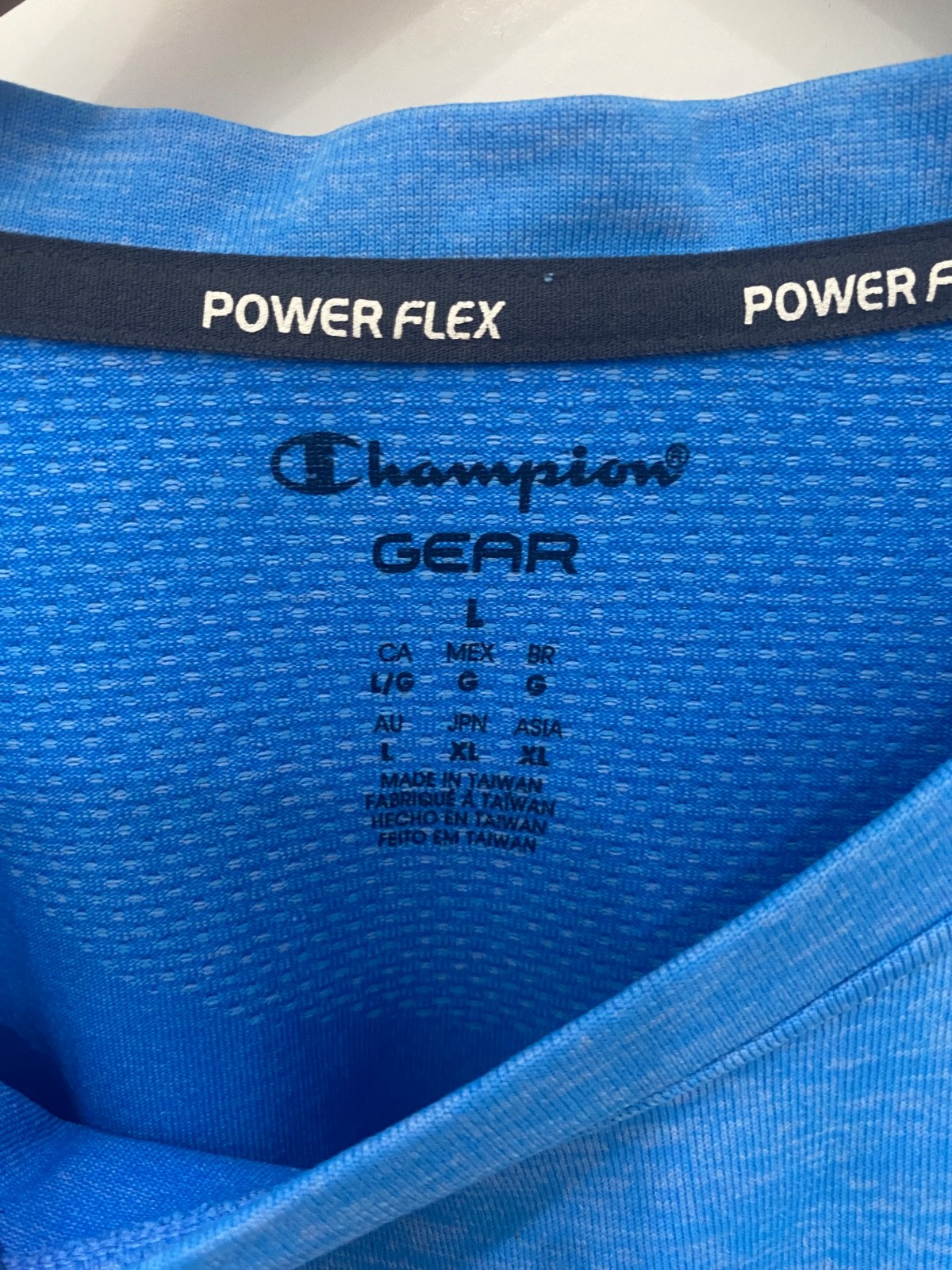 Champion Power Flex Elite Tee Mens LARGE Vapor Lightweight Performance Shirt gallery