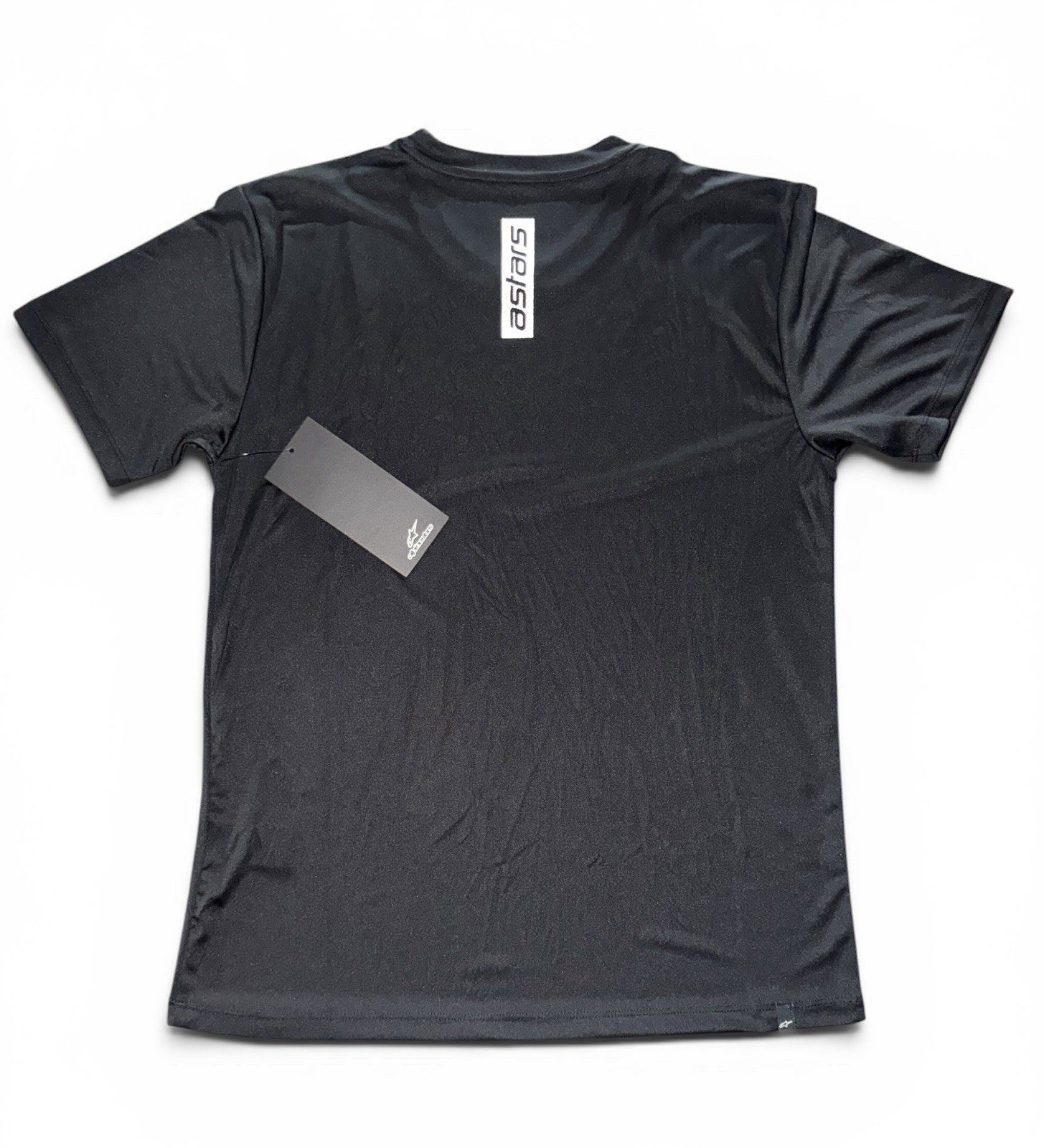 Alpinestars Performance Black Short Sleeve T-Shirt Front Logo Size M Genu gallery