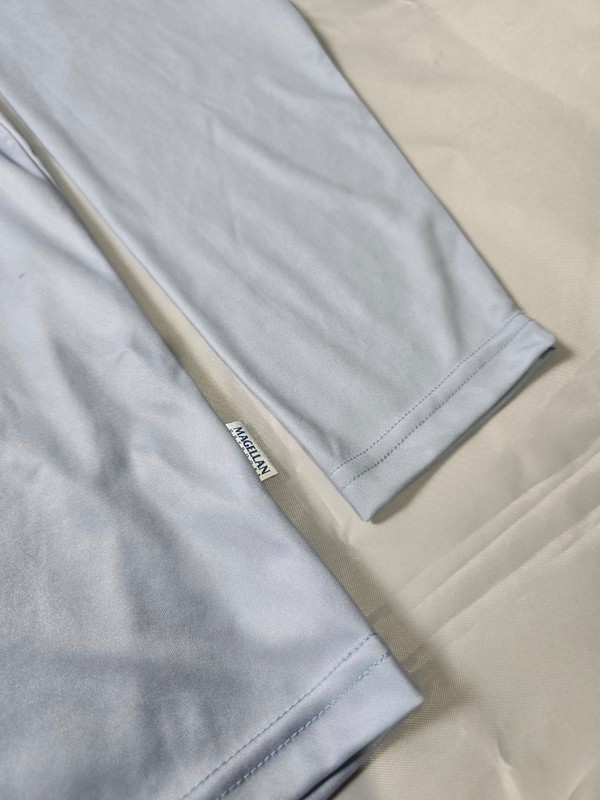 Magellan Classic Fit long sleeve light blue Fishing Shirt with Oyster - Men's M gallery