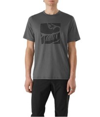 Men’s XL Arc’teryx Skeletile Wool Blend Gray Athletic Hiking T Shirt Adventure