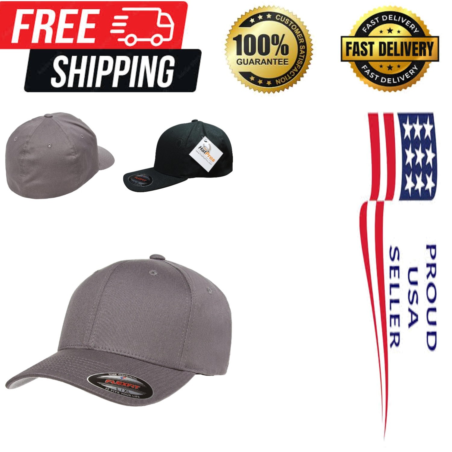 Athletic Fit Black Baseball Hat with Sun Protection for Cycling and Sports gallery