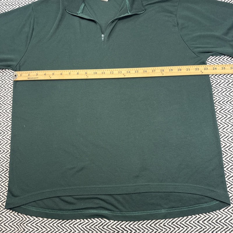 VTG Cabelas MENS XL 1/4 Zip Long Sleeve/ Pants Baselayer Green Pair Set USA 90s gallery