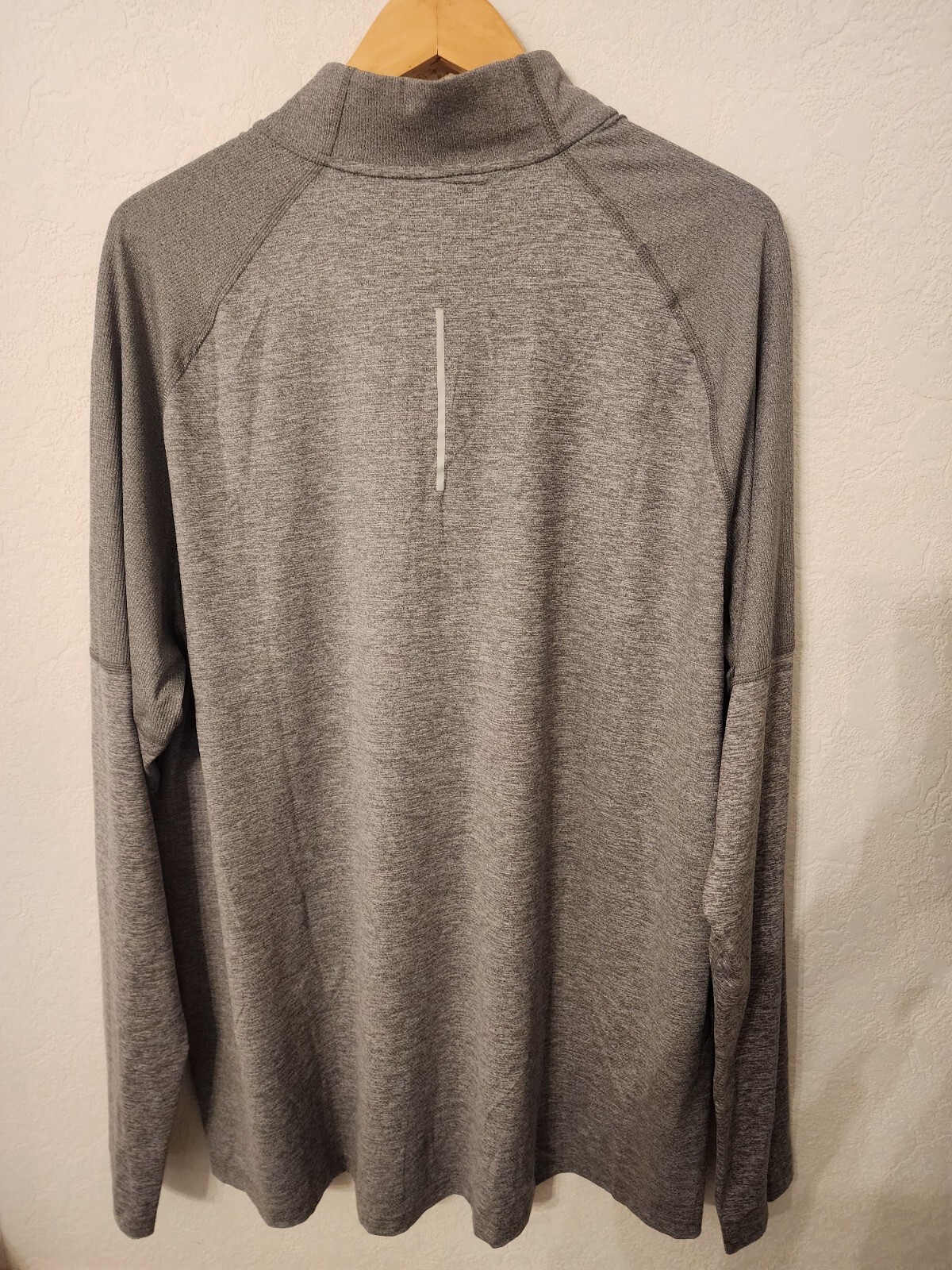 Nike Element 2.0 1/4 Zip Reflective Running Top Size 2XL Smoke Grey AH8973-084 gallery