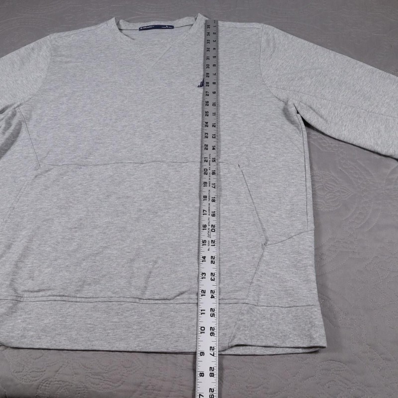 Ravenna Golf Course B. Draddy Crew Pullover Mens Large Gray Pima Sweatshirt gallery