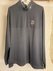 Nike Tour Performance Golf Pullover XXL 2XL Bengals Dri-Fit Black 1/4 Zip Mens