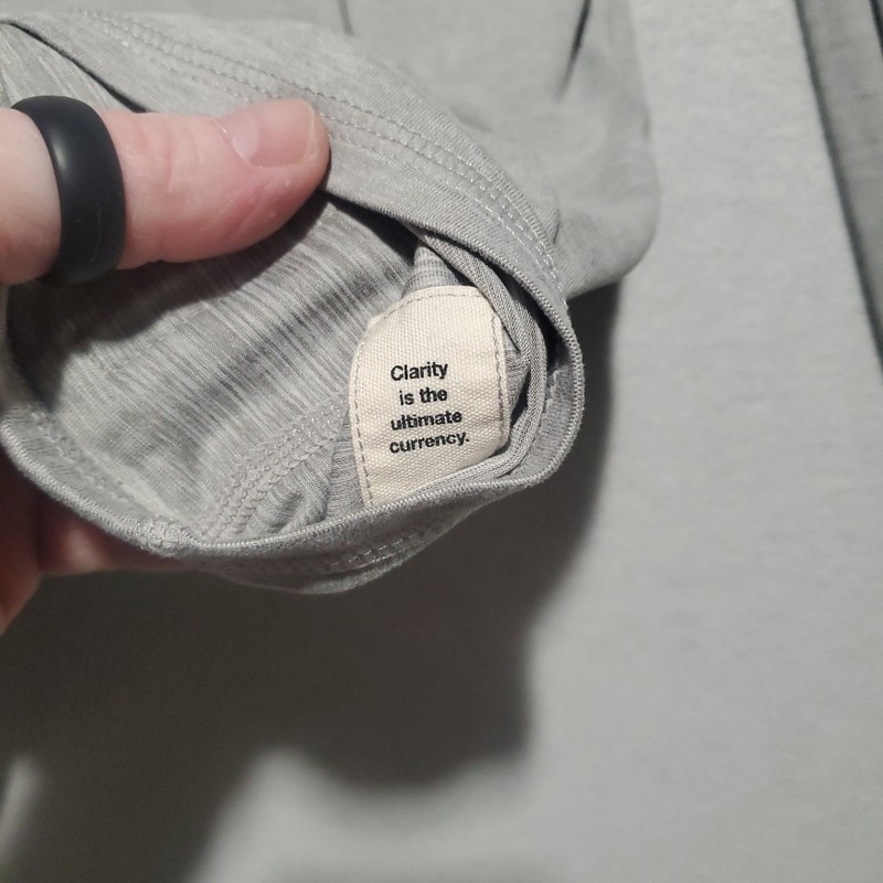 Vuori Shirt Mens Small Gray Ease Performance Pullover 1/2 Half Zip Outdoor Dad gallery