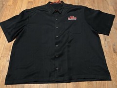 Port Authority Men’s Lamar Basketball Button Up Shirt Sz. 3XL NEW Black LT