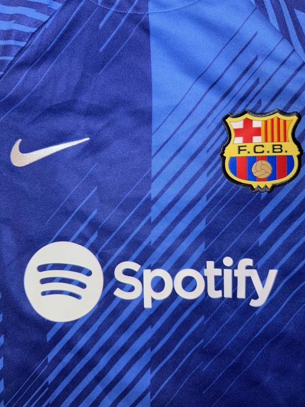 Nike Big Kid’s (Boy’s) Barcelona Pre Match Home Training Jersey gallery