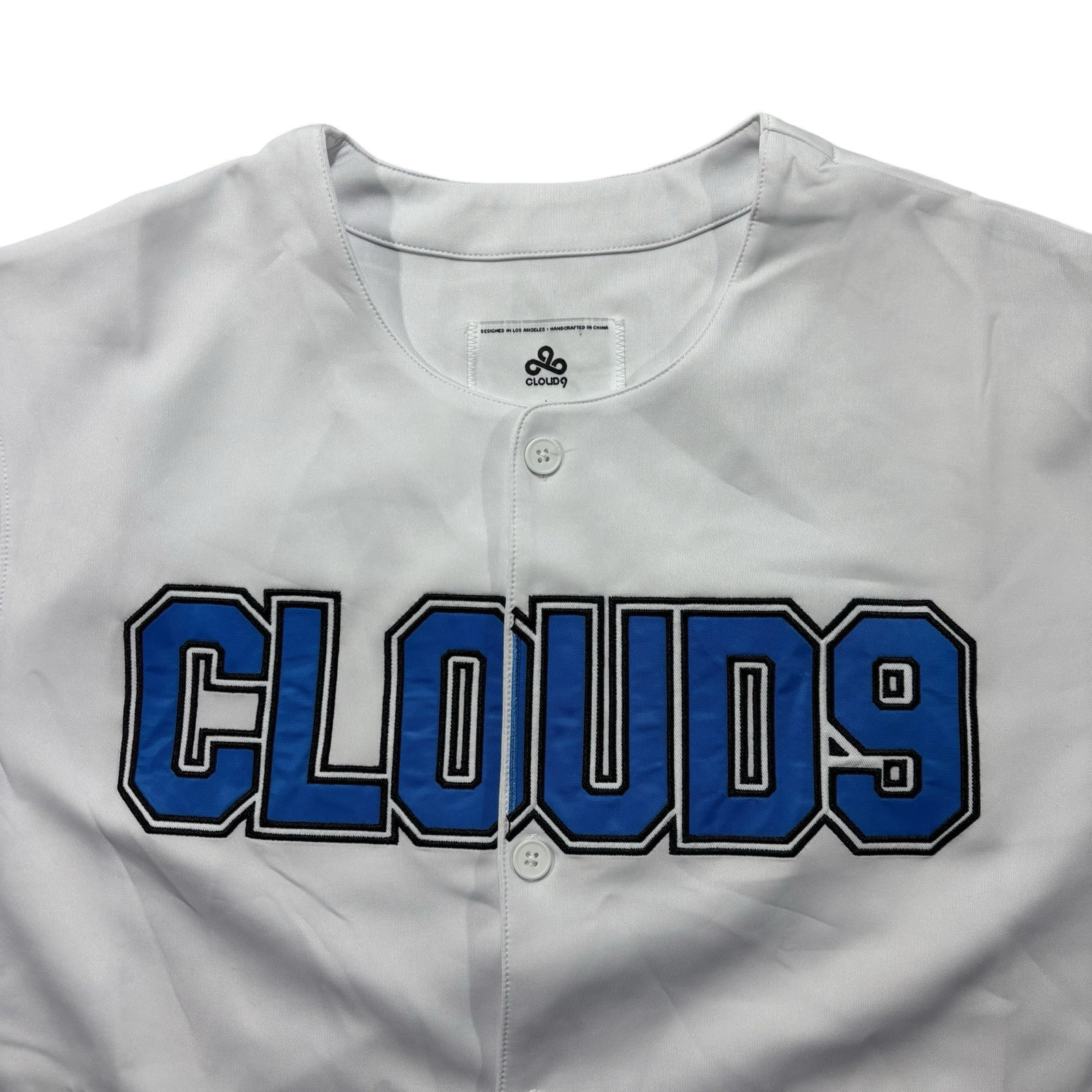 Cloud9 Stratus Baseball Jersey White Men’s Large Cloud 9 Esports Gaming Rare gallery