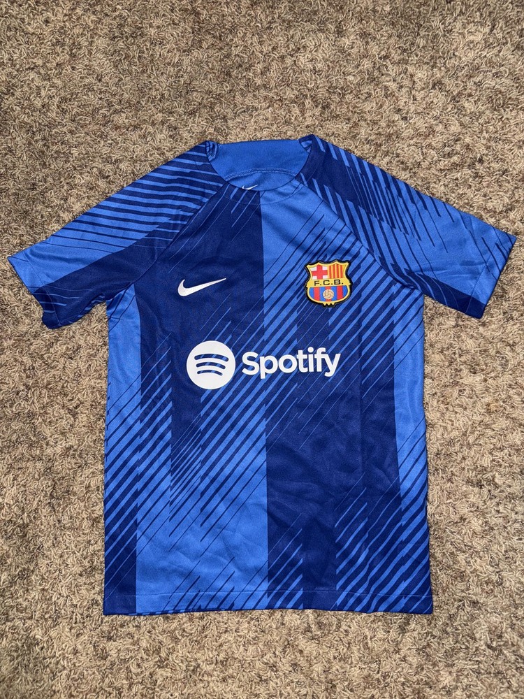 Nike Big Kid’s (Boy’s) Barcelona Pre Match Home Training Jersey