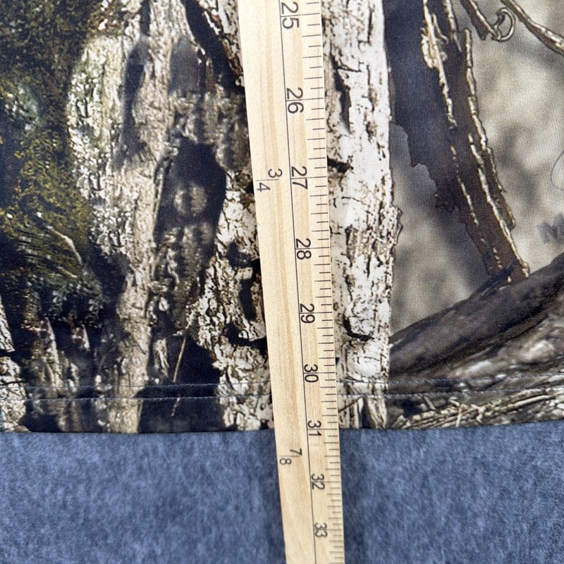 Habit Camo Mossy Oak Sweatshirt Mens XXL 1/4 Zip Pullover Scent-Factor Hunting gallery