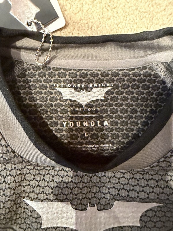 YOUNG LA BATMAN COMPRESSION SIZE L. SOLD OUT. VERY RARE SIZE AND COLOR. NEW! gallery