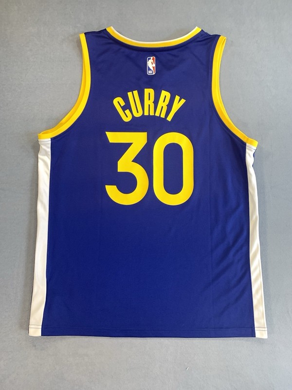 Golden State Warriors Jersey Mens Medium NBA Basketball Steph Curry #30 Fanatics gallery