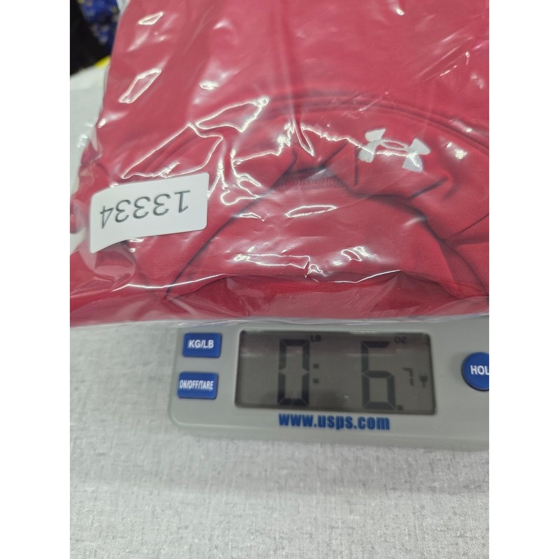 Under Armour ColdGear Mock Neck Top Mens Large Red Long Sleeve Ultra Tight Fit gallery