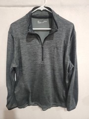 Under Armour Men’s Armour Fleece 1/2 Zip Pullover Gray Loose Fit Large 1357145