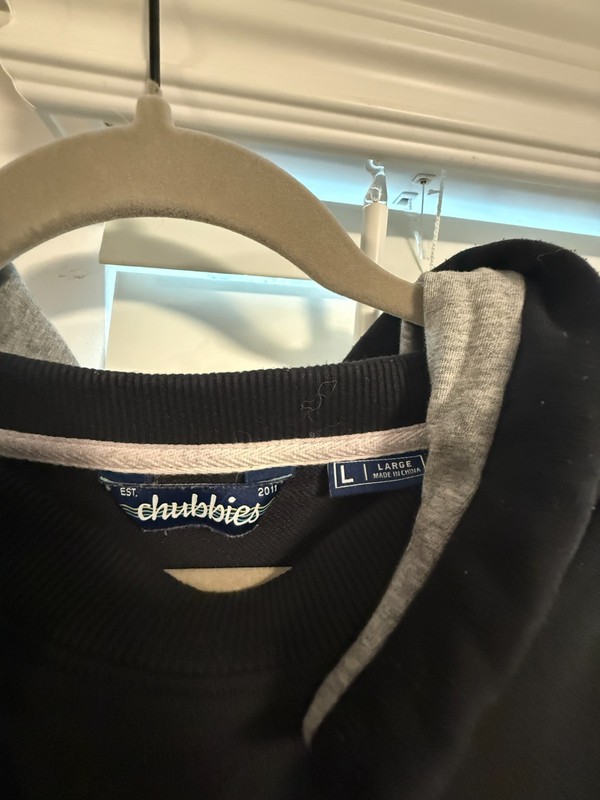 Chubbies Pullover Hoodie - Black - Men's Large gallery