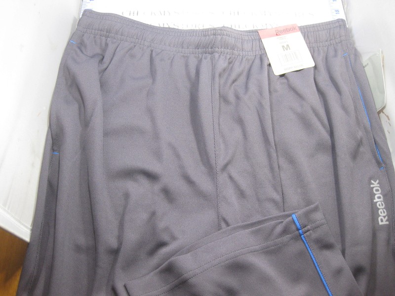 nwt REEBOK SPORT REGULAR COMFORT FIT MESH FABRIC ATHLETIC PANT CHOOSE SIZE COLOR gallery