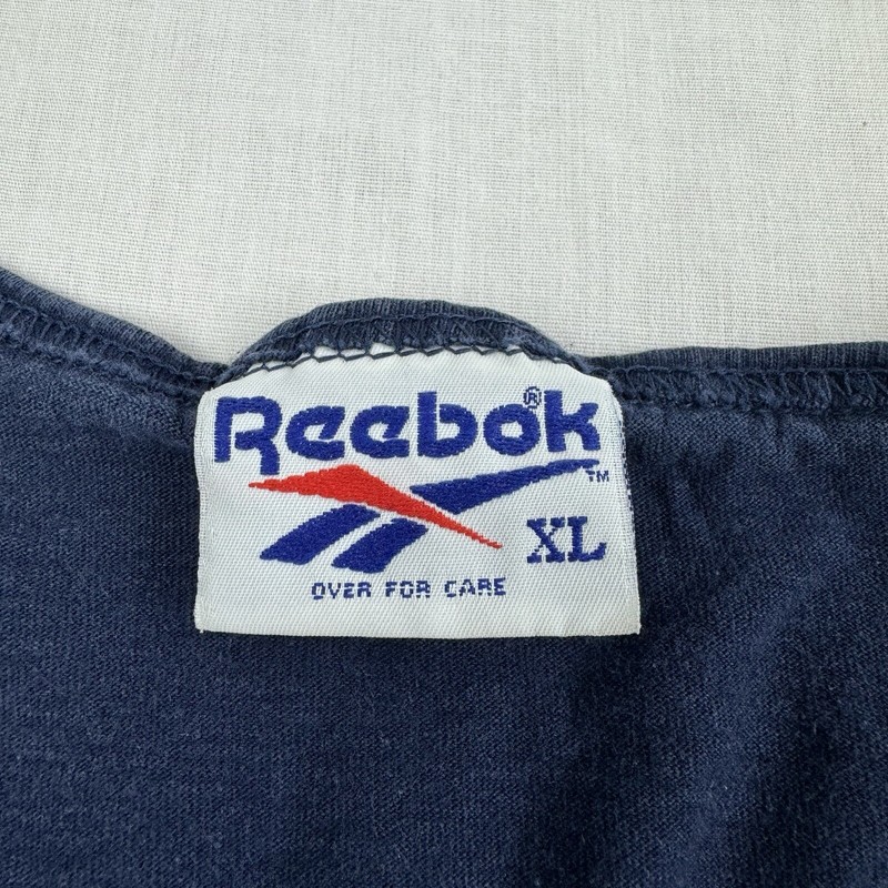 Vintage Reebok Tank Top Adult XL Blue Life Is Short Play Hard Sports 90s Classic gallery