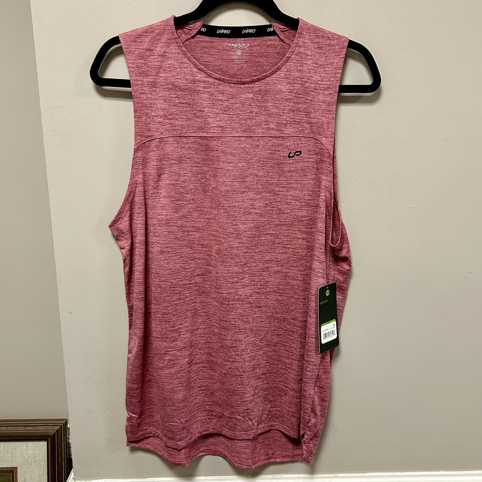 Unipro Sz S (34-36) Dark Pink Workout Tank Top Quick Dry NWT gallery