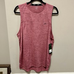 Unipro Sz S (34-36) Dark Pink Workout Tank Top Quick Dry NWT