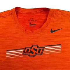 Nike Oklahoma State Cowboys OSU Dri-FIT Orange Space Dye T-Shirt Mens Large