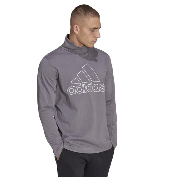 Adidas Future Icons Men Turtleneck Embroidered Badge of Sport Shirt HK2151 $50 gallery