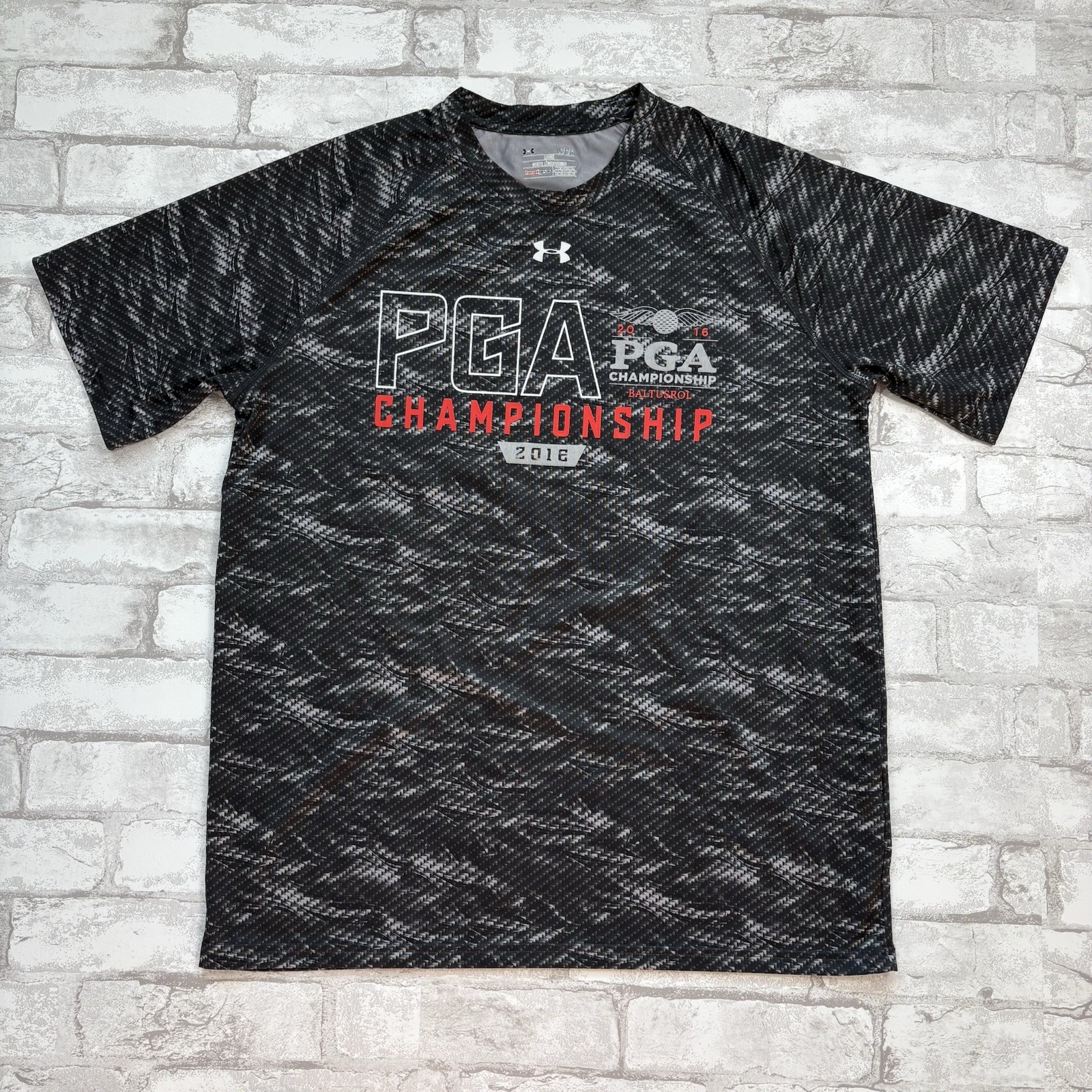 Under Armour Shirt Mens Large Loose PGA 2016 Championship Baltusrol Golf Club gallery