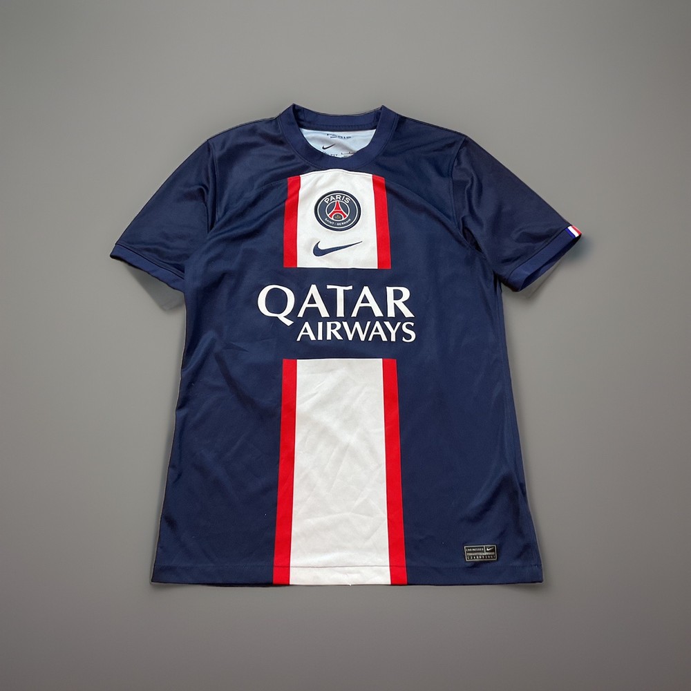 Nike PSG Messi Paris Saint Germain #30 Soccer Jersey Blue Qatar Futbol Men Small