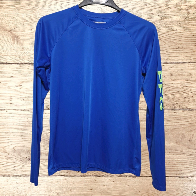 Columbia PFG Men’s Long Sleeve Crew Neck Omni Shade Sun Protection Fishing Tee L gallery