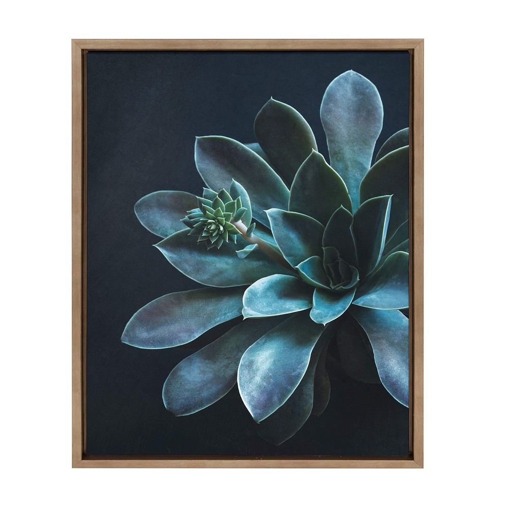 Kate & Laurel Sylvie "Little One" Framed Canvas Wall Art by F2Images, 18x24 Gold