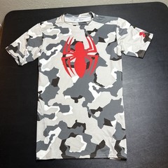 Under Armour Spider-man Compression Shirt Mens M Marvel Camo