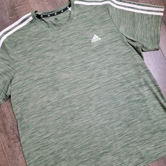 Adidas Prime Green Aeroready Active Tshirt Mens XL Crew Training Gym Tee
