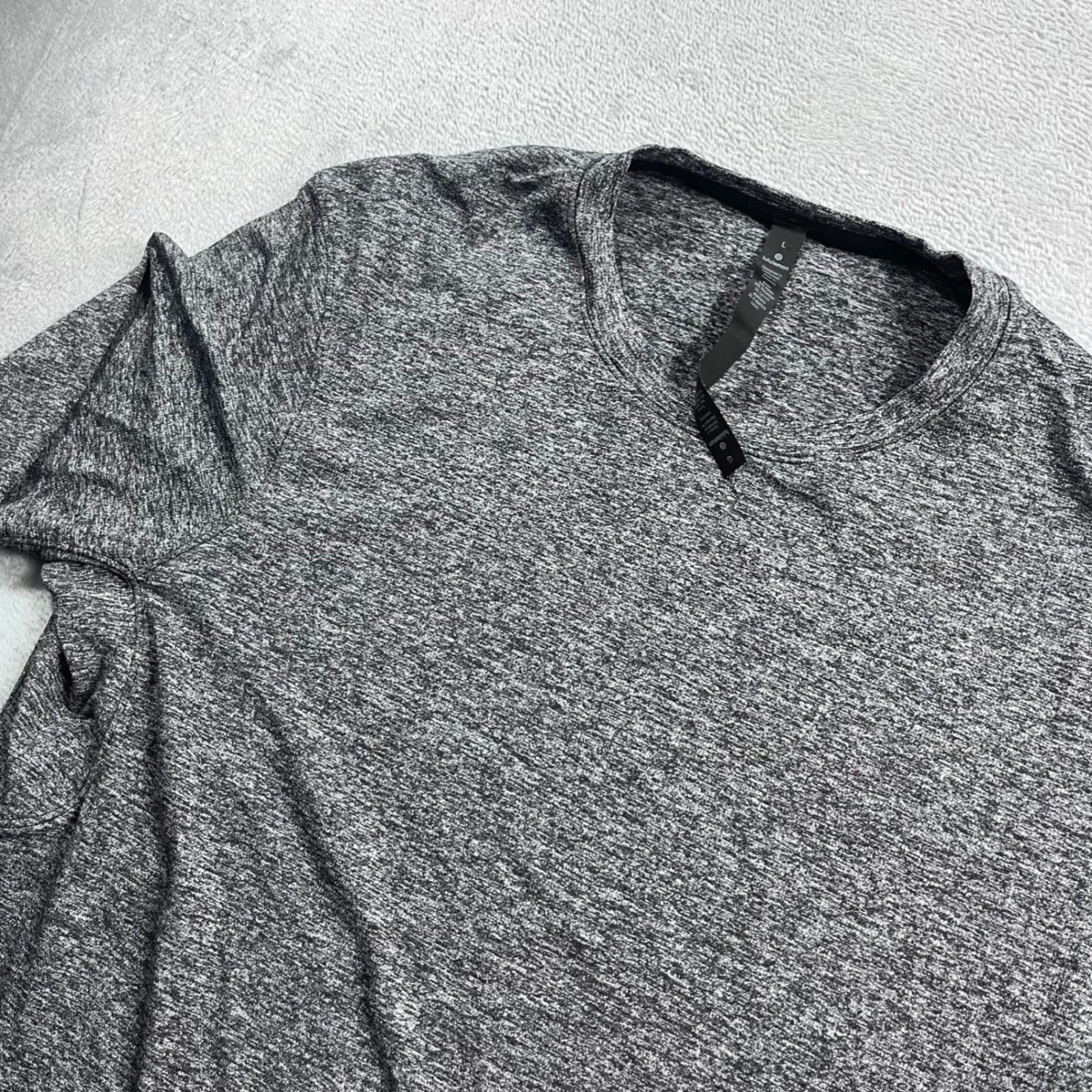 Lululemon Metal Vent Tech Long Sleeve Shirt Mens Large Heathered Grey Black L gallery