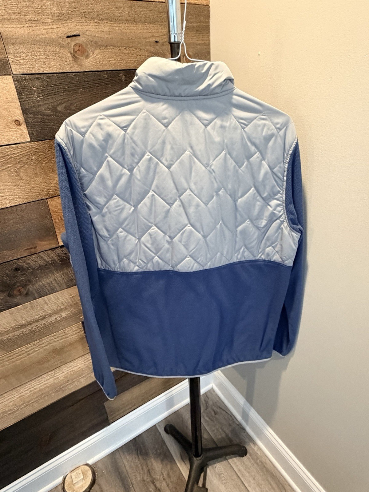 Ascend Men's Outdoor Hiking Half ZipJacket Pullover Size Large Grey/Blue gallery