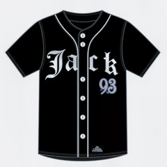 Unisex The Nightmare Before Christmas Jack Skellington Baseball Jersey – Large