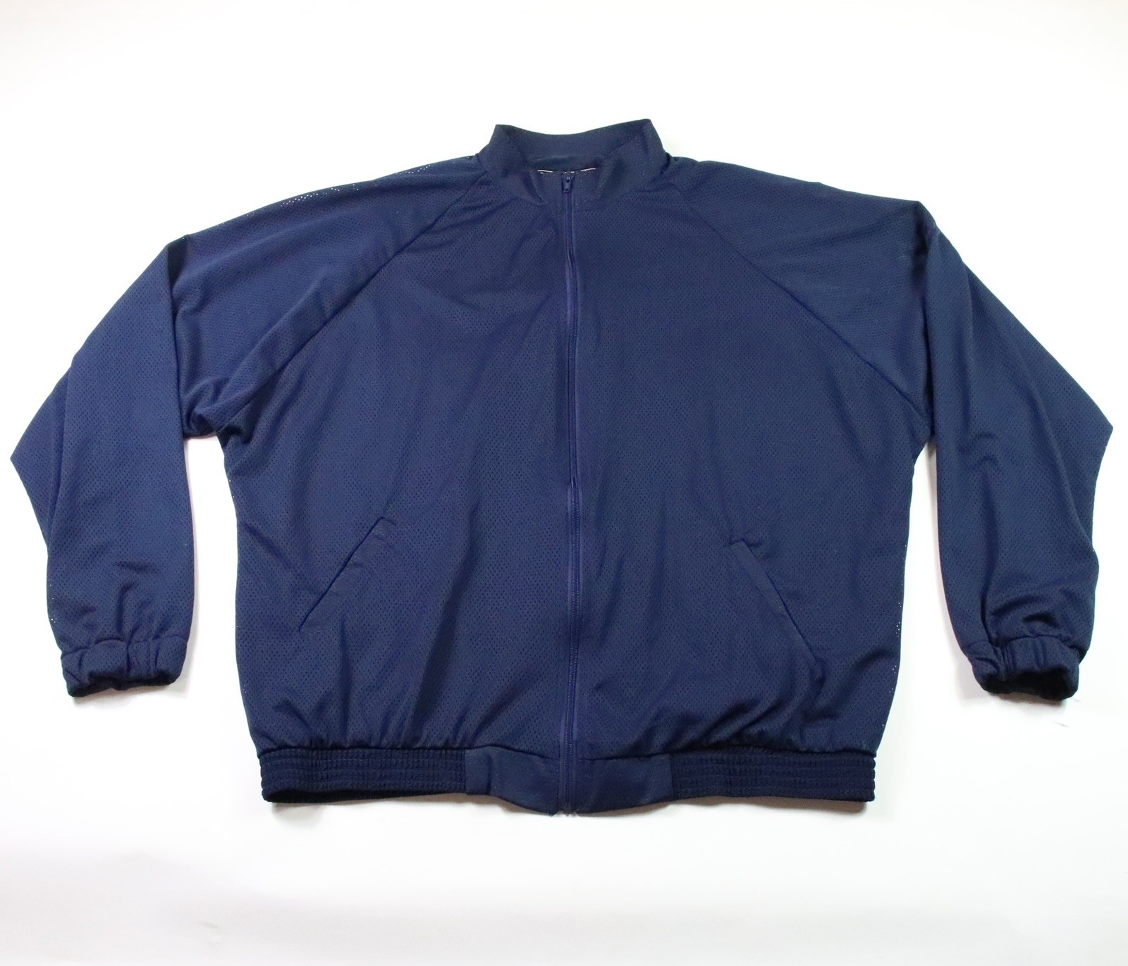 VINTAGE Y2K AND1 Team Basketball Warmup Zipper Jersey Jacket Blue Mesh XXL gallery