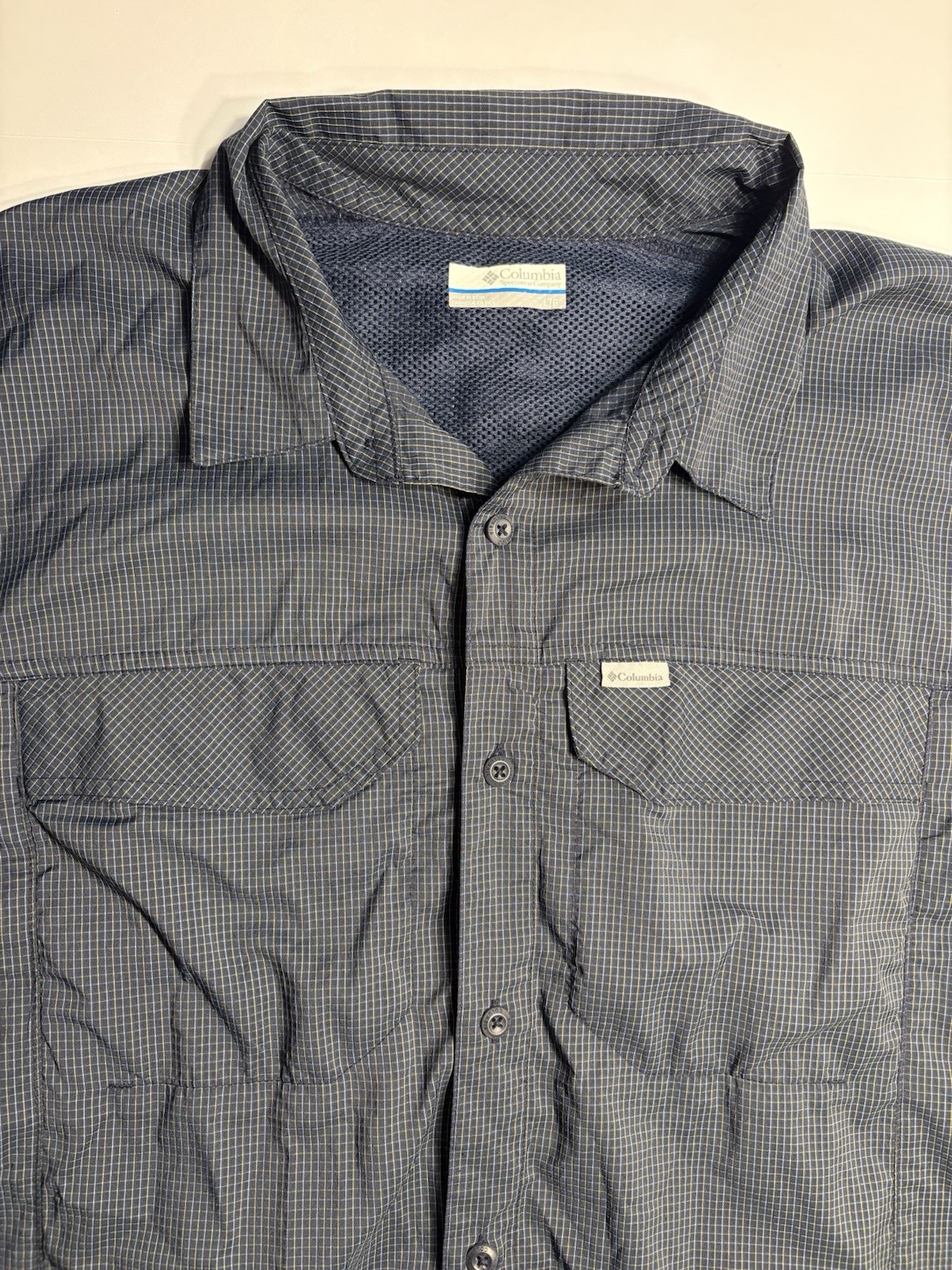 Columbia Men's Omni-Shade Button Up Shirt L Outdoor Fishing Hiking Trail gallery