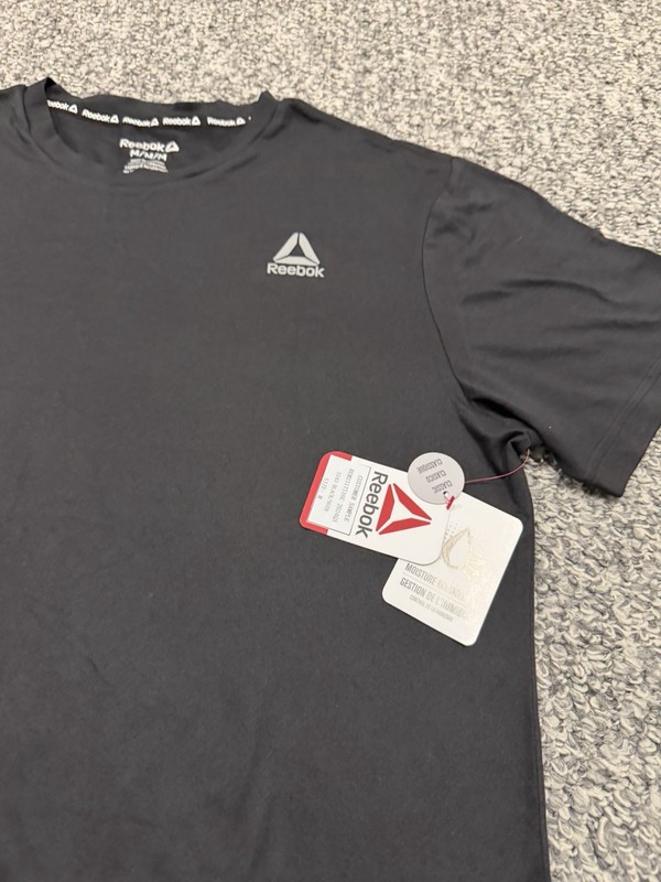 Reebok Mens Everyday Basic Performance Top - Black - Medium- Brand New w/ Tags gallery