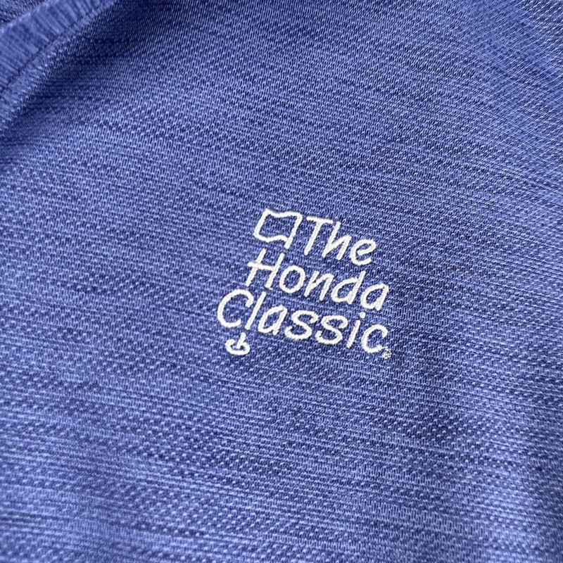Under Armour Golf 1/2 Zip Shirt Small Purple Long Sleeve Honda CLassic Logo Mens gallery