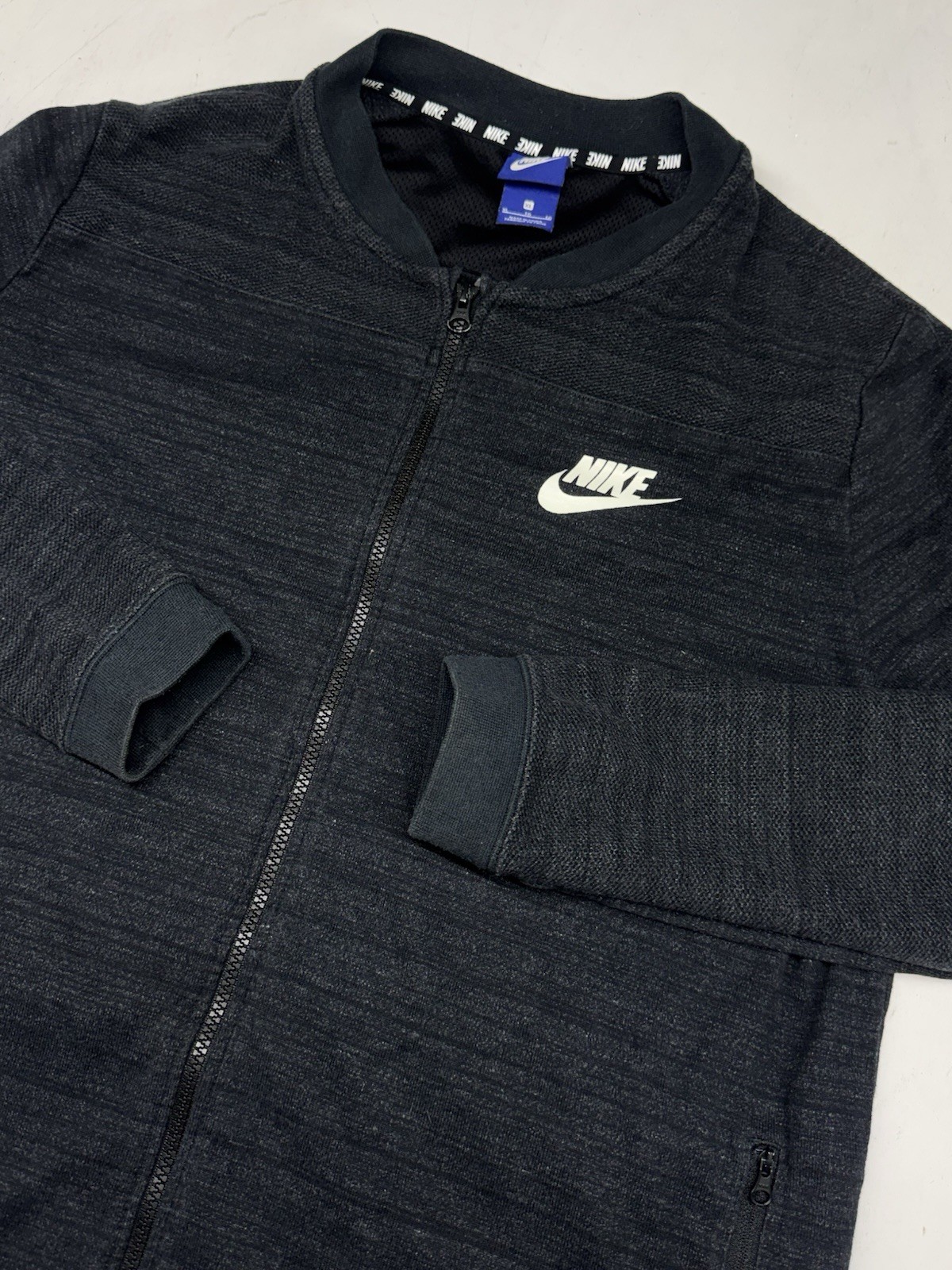 Nike Advanced Knit Full Zip Lightweight Jacket Mens XL Dark Gray 837008-010 gallery